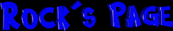 Rock's Page